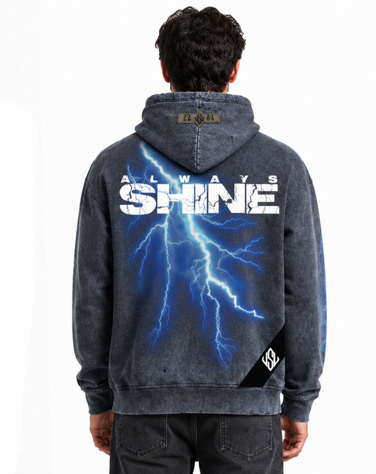 Always Shine Hoodie Denim