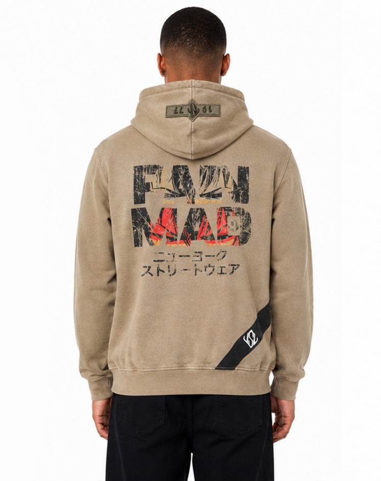 Pain/Mad Hoodie Sand