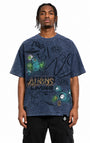 Aliens among us tee Navy