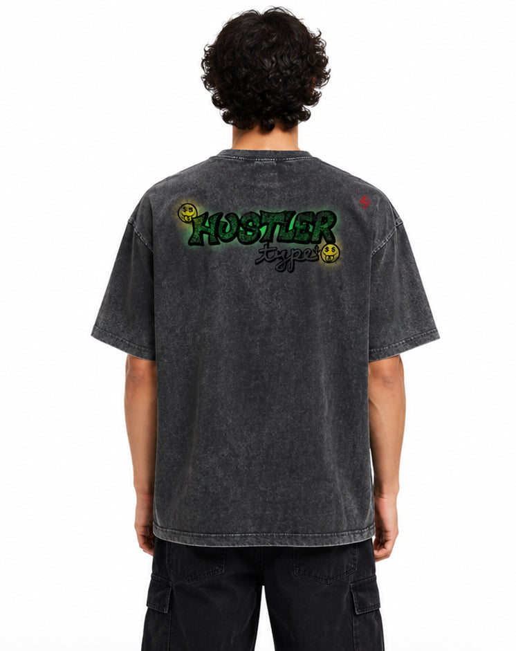 Hustler tee Black