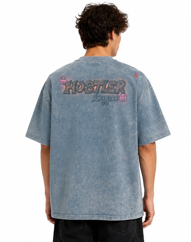 Hustler tee Denim