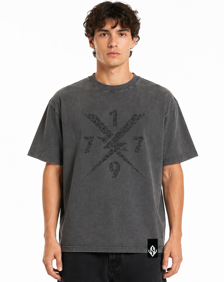 1977 tee Grey