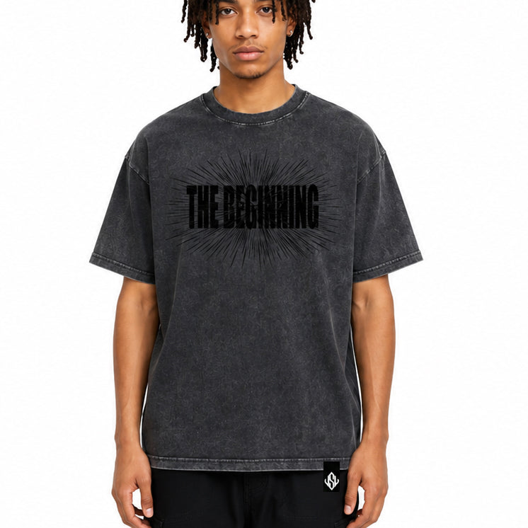 The Beginning tee Black