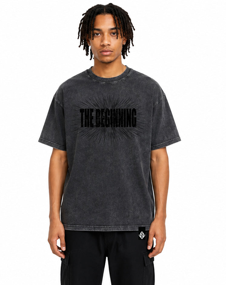 The Beginning tee Black