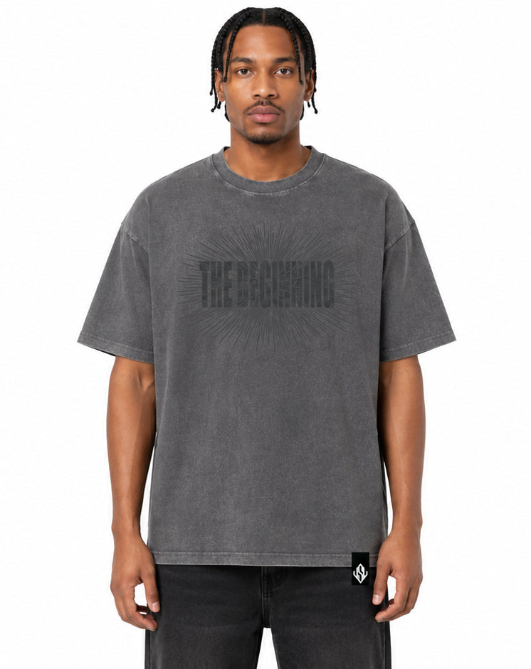 The Beginning tee Grey