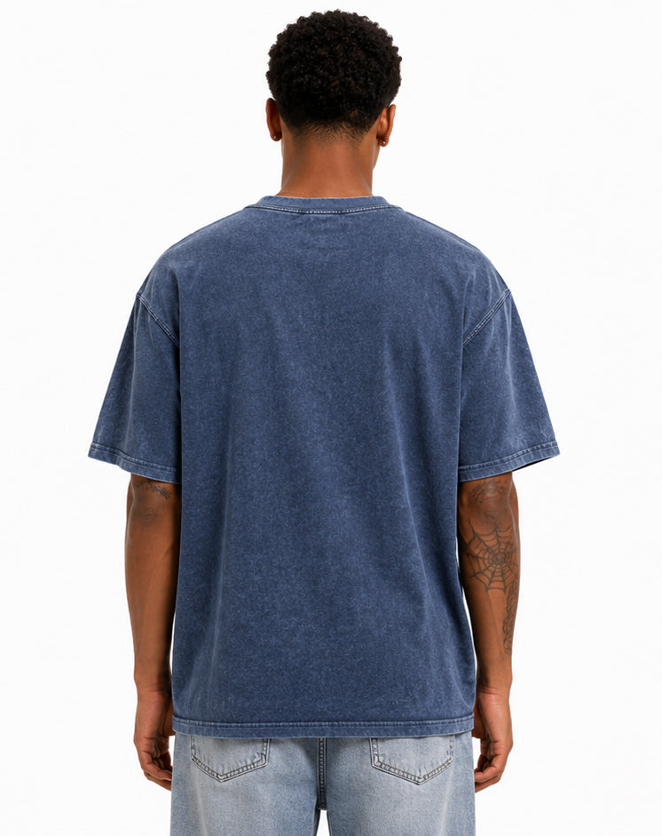 The Beginning tee Navy