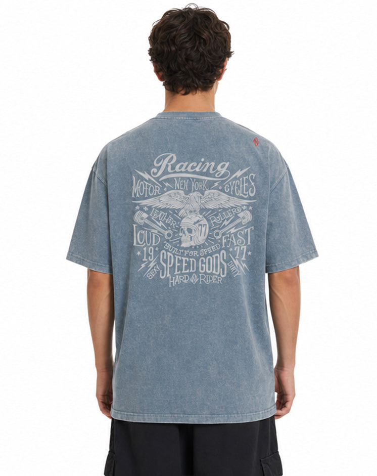 Racing New York tee Denim