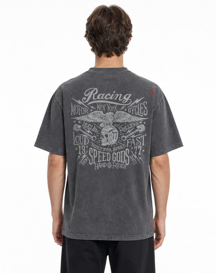 Racing New York tee Grey