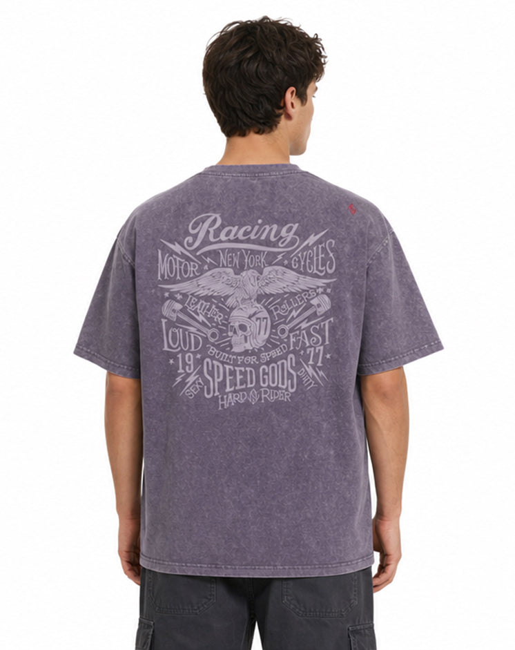 Racing New York tee Lilac